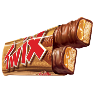 Twix candy bar (45g or 1.6oz)